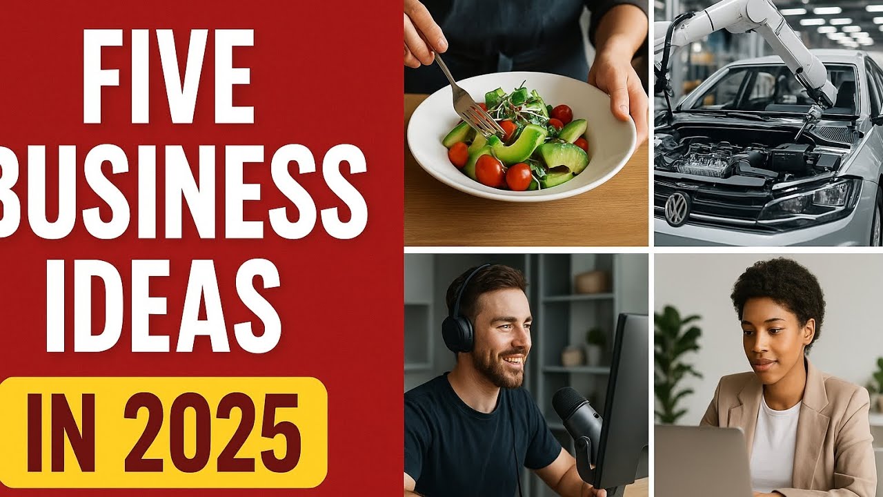 Top 5 Business Ideas in 2025 | Future Business Opportunities You Must Know!