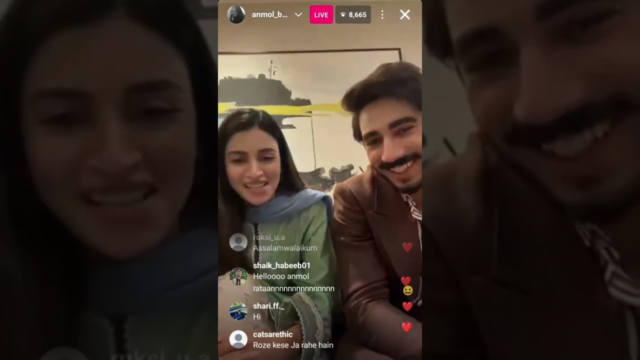 Ali Raza Anmol Baloch insta live | Iqtidar | Ali Raza | Anmol Baloch #iqtidar #aliraza #anmolbaloch