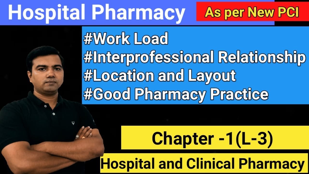 Hospital Pharmacy (L-3) as per new PCI syllabus
