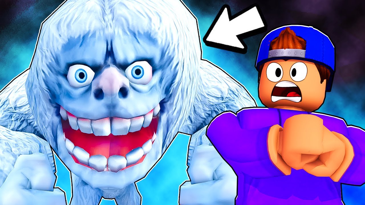 ROBLOX YETI'S ICE VILLAGE RUN! (FIRST PERSON OBBY!)