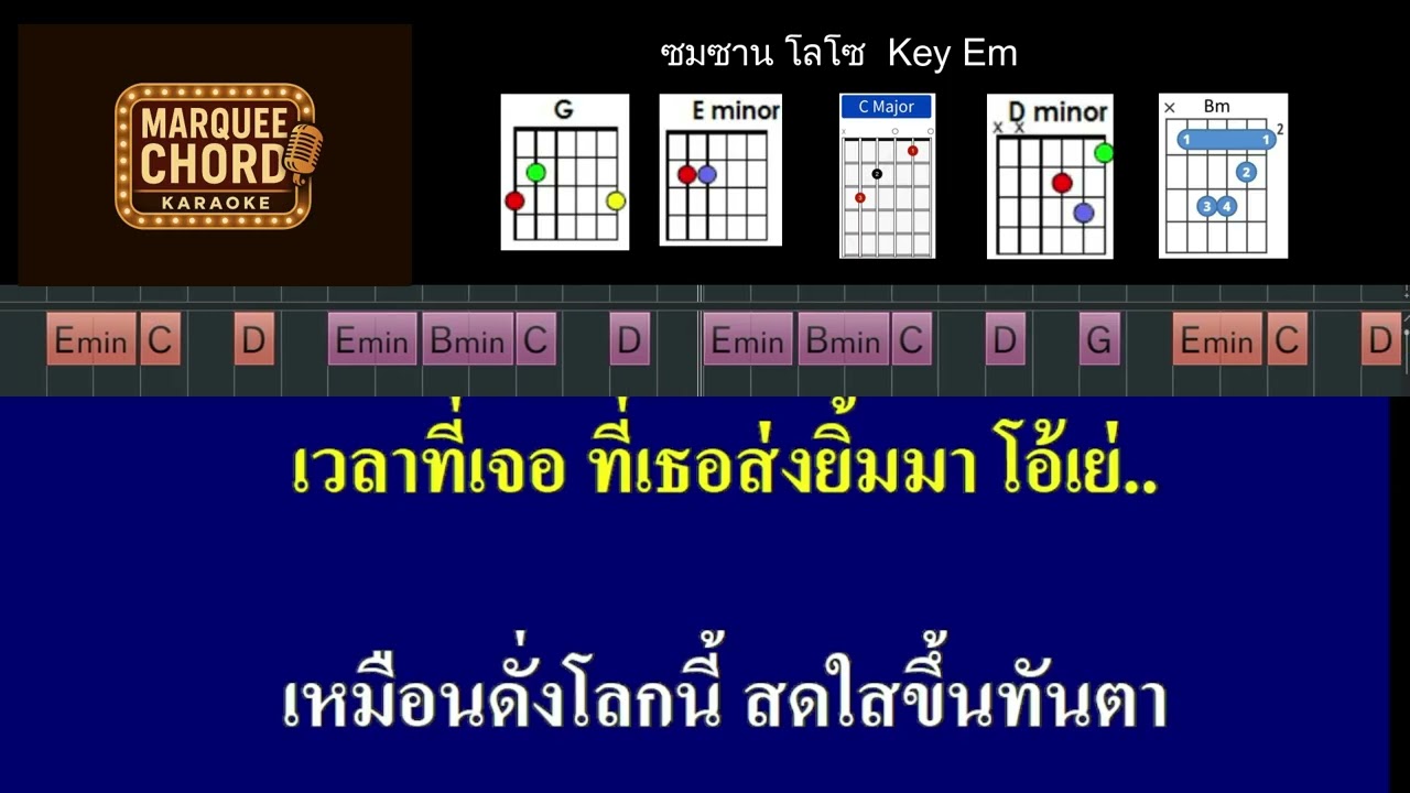 ซมซาน กลอง คอร์ด ฝึกตีคอร์ด กีต้าร์
