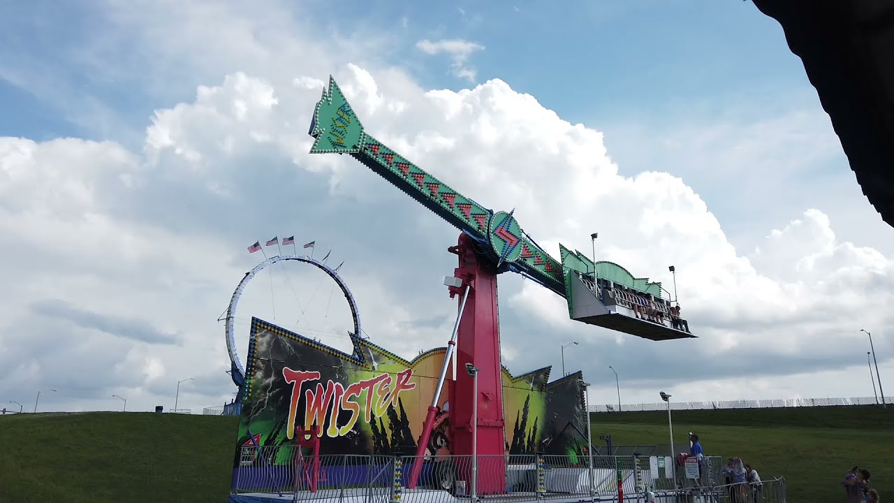 Ali Baba, twister, rock star, carpet carnival ride-full cycle