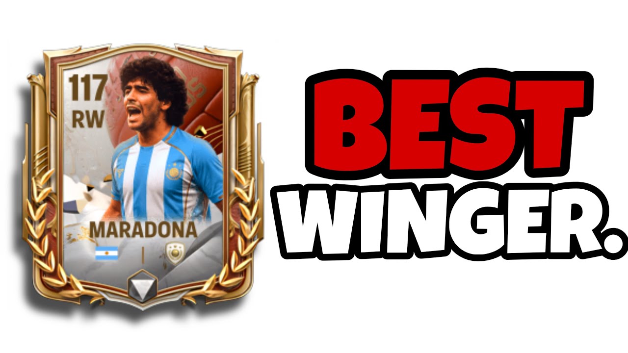 117 Maradona is the BEST Winger in FC Mobile.