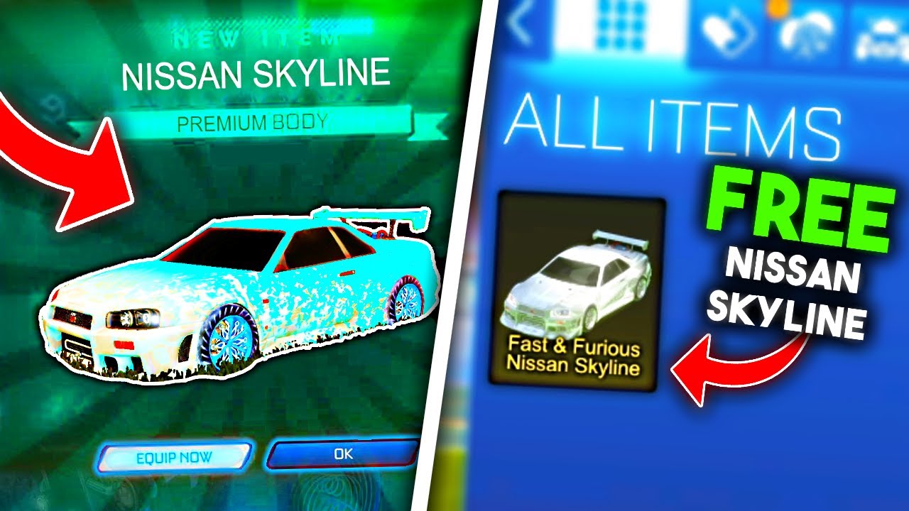 Rocket League: разблокируйте БЕСПЛАТНЫЙ Nissan Skyline!