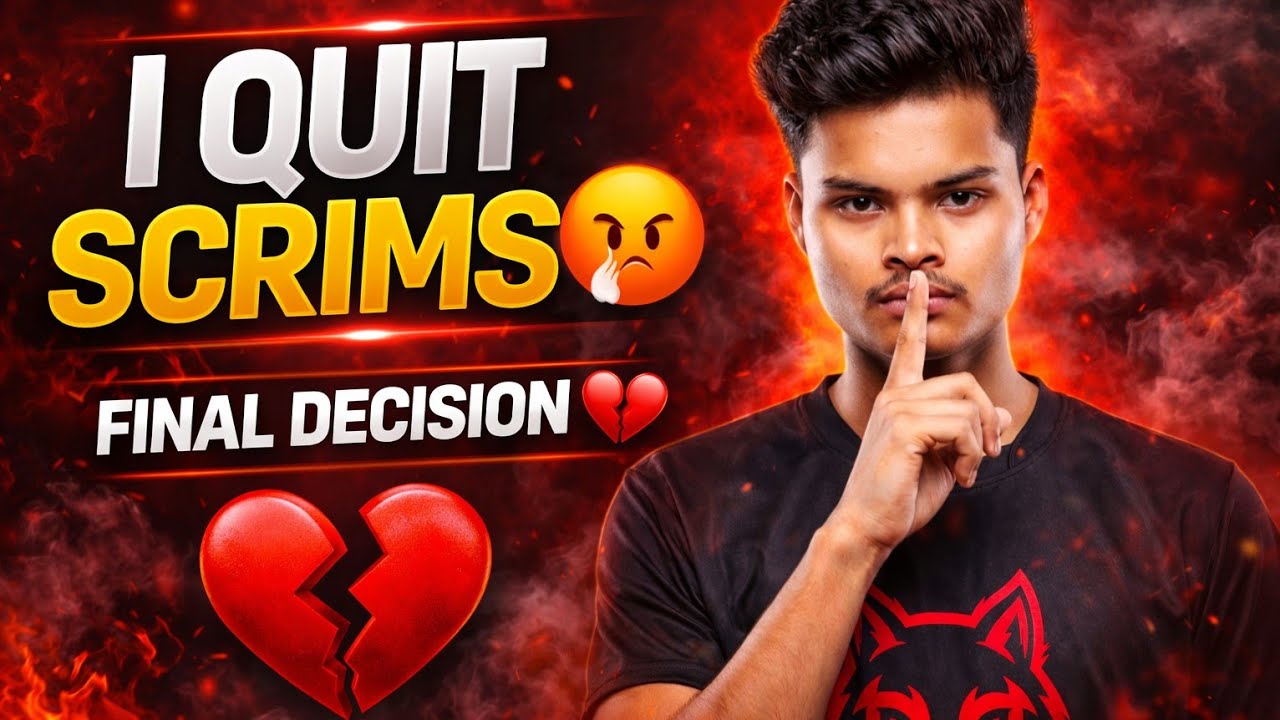 Finally I Quit. 😭 Scrims grind bgis Last highlights 🔥🥵📈Shayad kabhi vapas aau par abhi to chod diya