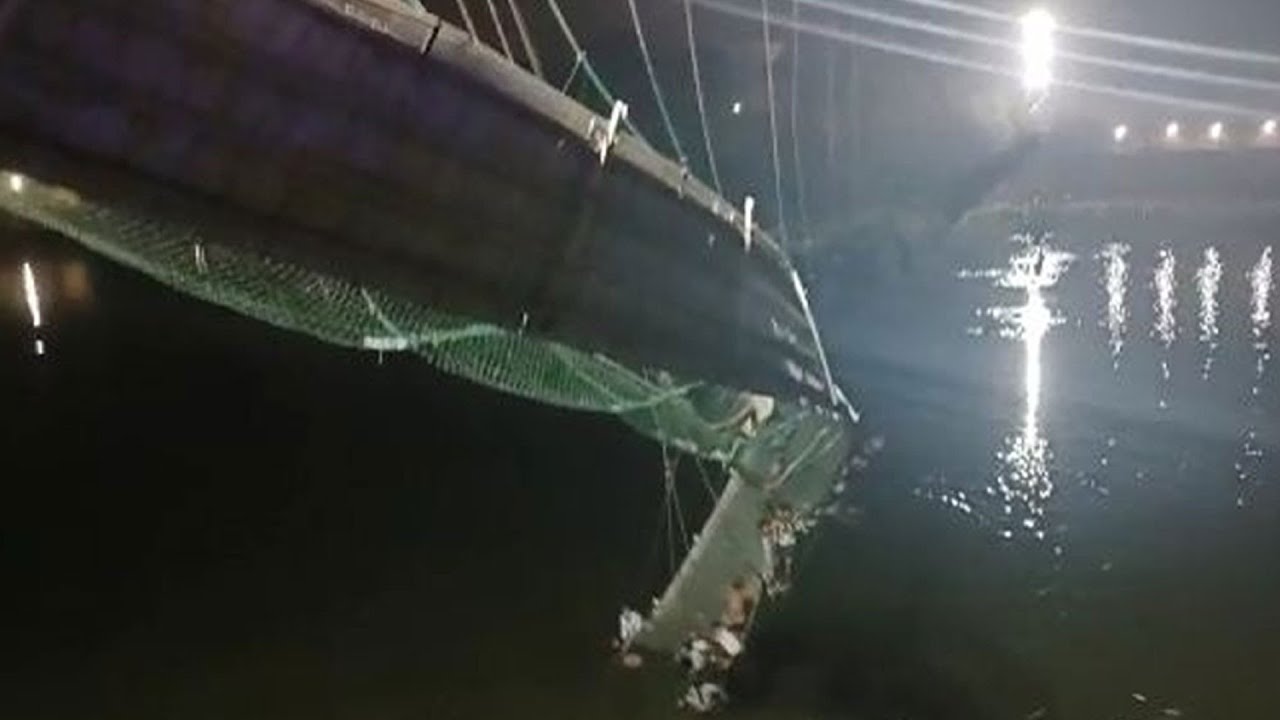 Gujarat bridge collapse: At least 32 dead as cable bridge collapses in Morbi; rescue ops underway