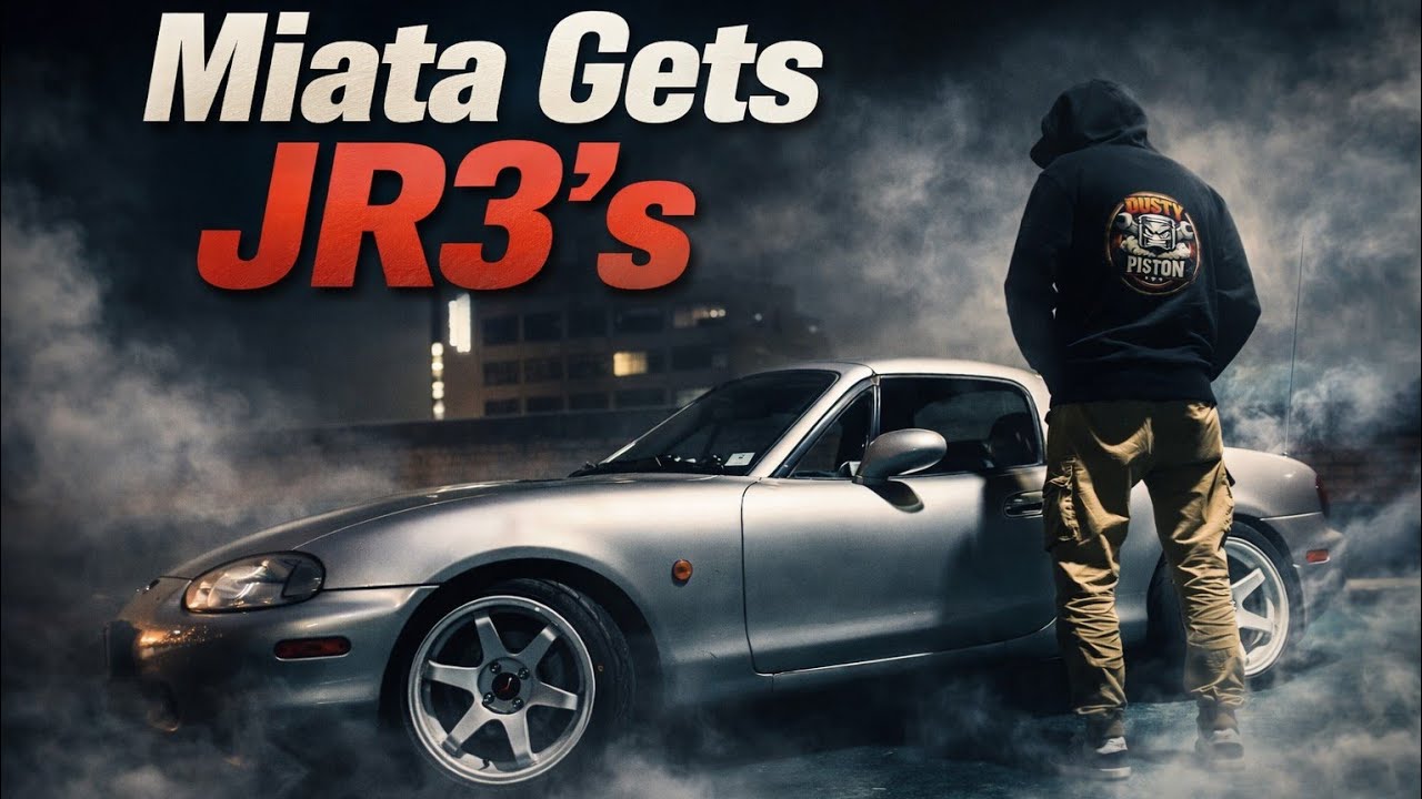 MX-5 NB Gets New Wheels — JR3 Unboxing, Install & Drive