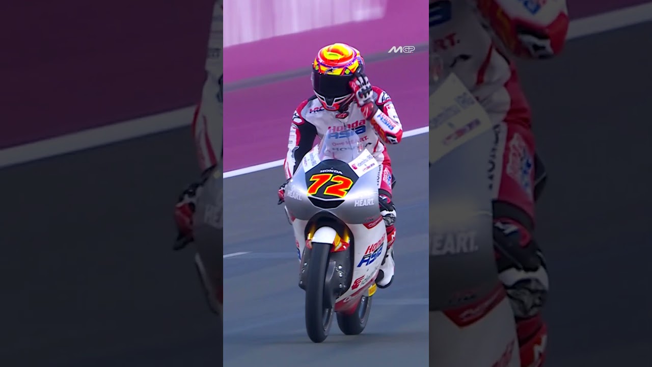 Piqueras menang di Moto3&trade; dengan selisih HANYA 0,009 detik 😱🔥 | GP Qatar 2025