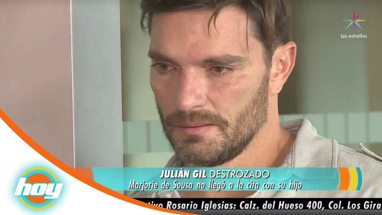 Julián Gil rompe en llanto al no poder ver a su hijo | Hoy