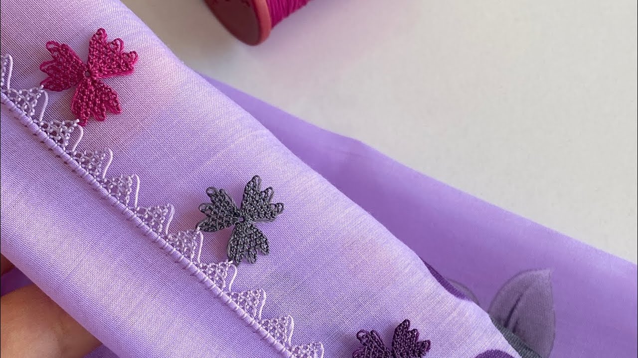 593.GÖZ ALICI FİYAT 1600₺ YAPILAN YONCA YAPRAĞI İĞNE OYASI MODEL TREND 2026 /NEEDLE LACE KNITTING 