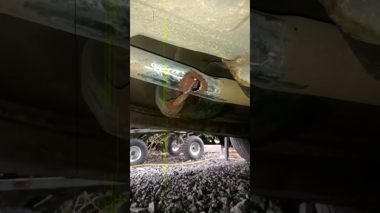 Welding an exhaust patch