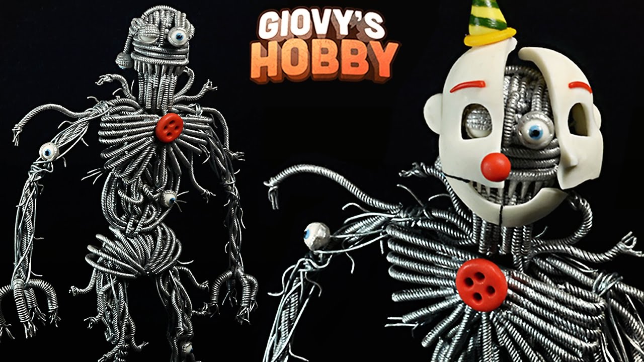 How to make ENNARD ➤ FNAF SISTER LOCATION ★ Polymer clay Tutorial ✔ Giovy Hobby
