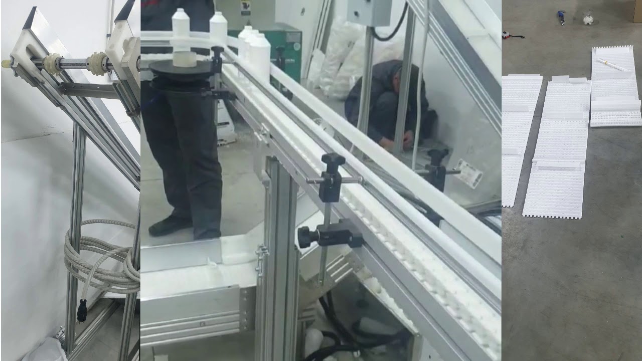 производство тары из HDPE для бытовой химии на электрической выдувной машине LESHAN (замкнутый цикл)