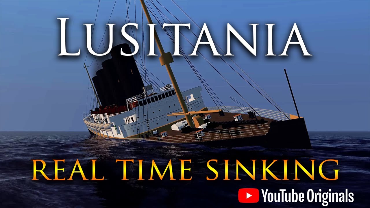 Lusitania | 104 Years -  A Real Time Sinking Animation