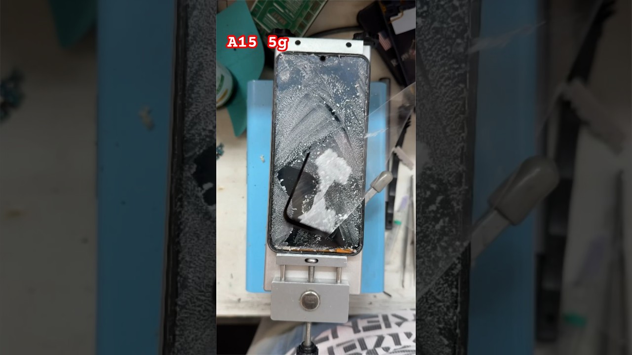 Samsung a15 5g broken display glass change only #newsong #song #love #music #remix #repering #repair