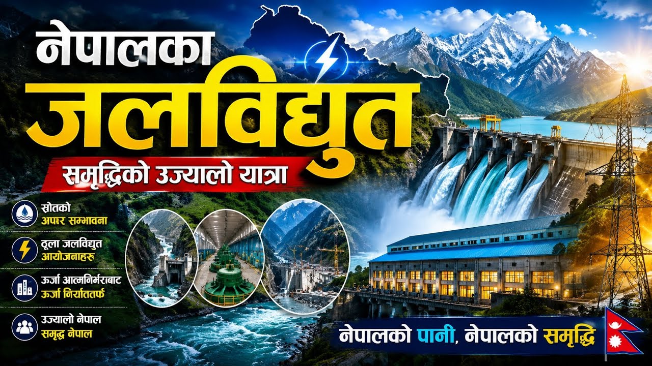 ⚡ Mega Hydropower in Nepal 🇳🇵 | Nature &rarr; Energy Transformation
