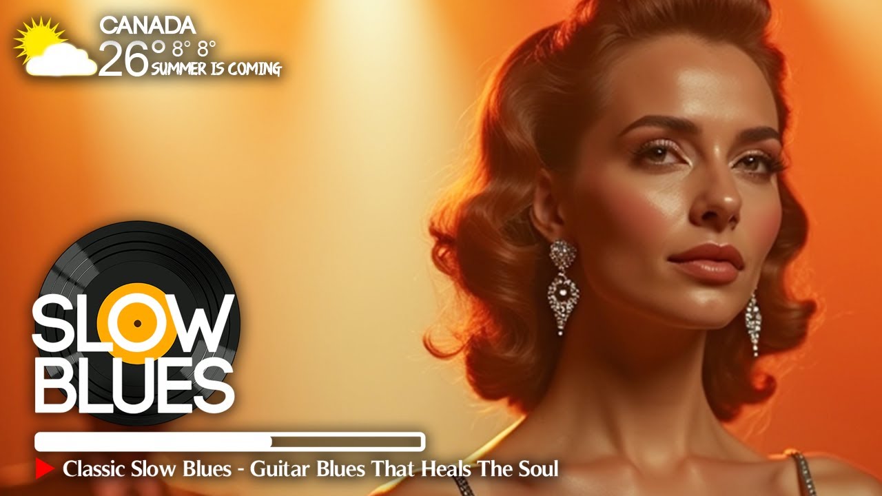 Midnight Slow Blues 🌙 Emotional Guitar Blues for Deep Reflection