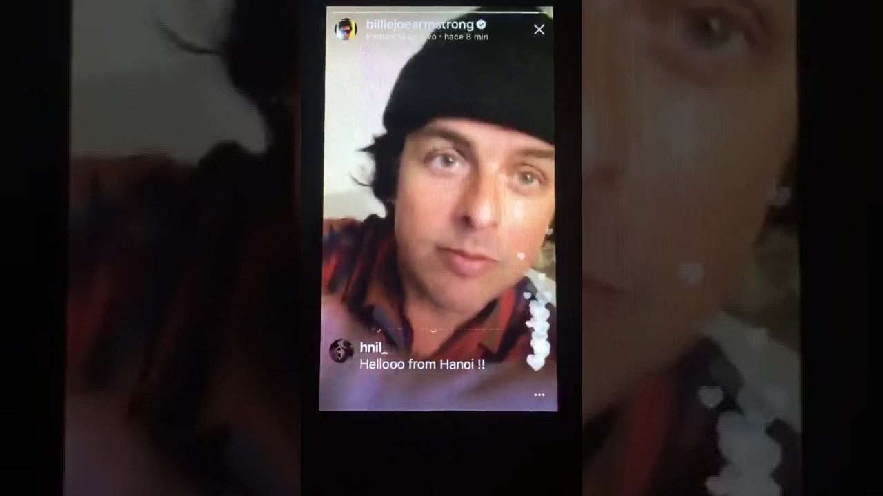Billie Joe Armstrong / Instagram Live 25-Jul
