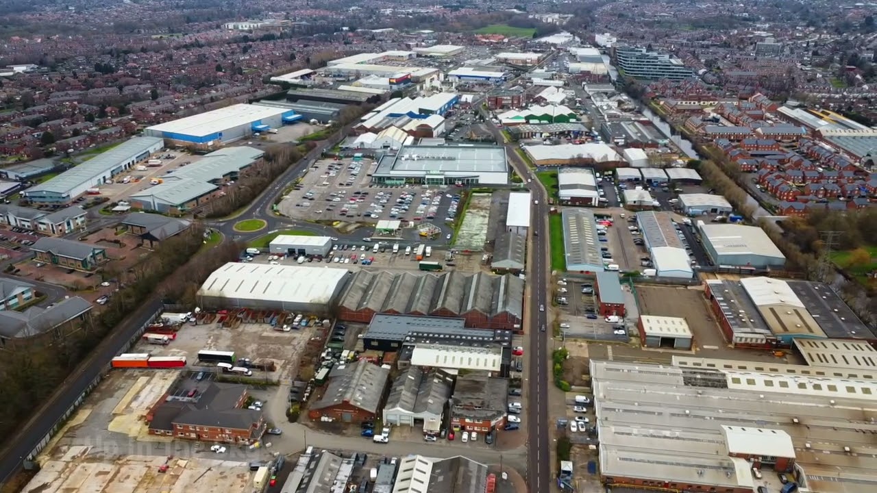 Flying high above Broadheath with DJI Mini 2 drone