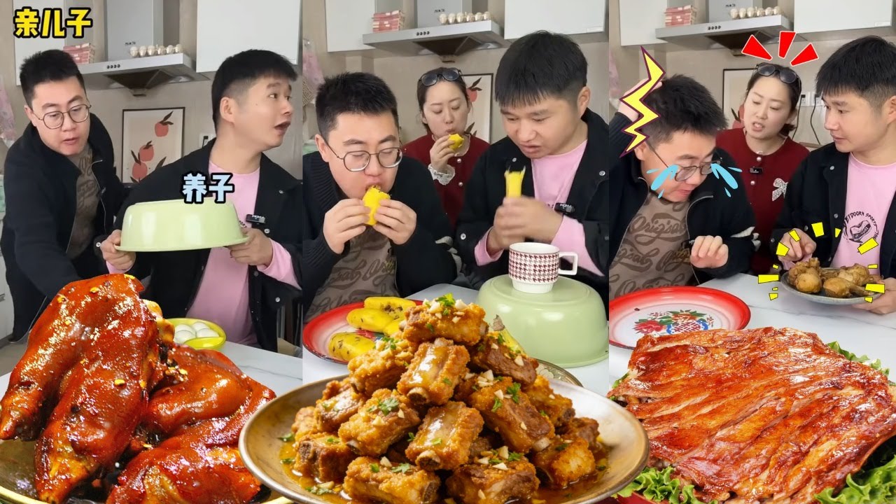 蠢哥哥抢走弟弟的鸡蛋，不料妈妈识破哥哥的计谋给弟弟准备了惊喜，哥哥最后没吃到肉气哭了