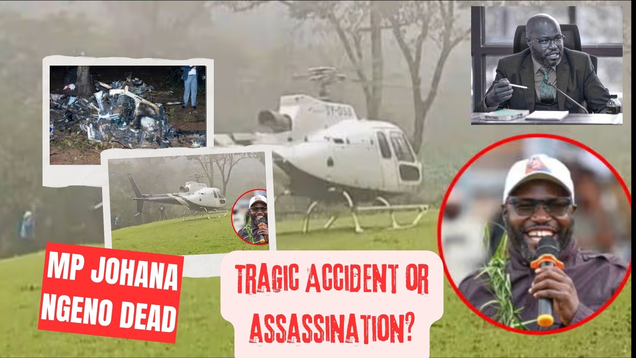 BREAKING: 🚁 Kenya SHOCKED: 🇰🇪 MP Johana Ng'eno Dies in Horrific Helicopter Crash | All 6 Perish 💔