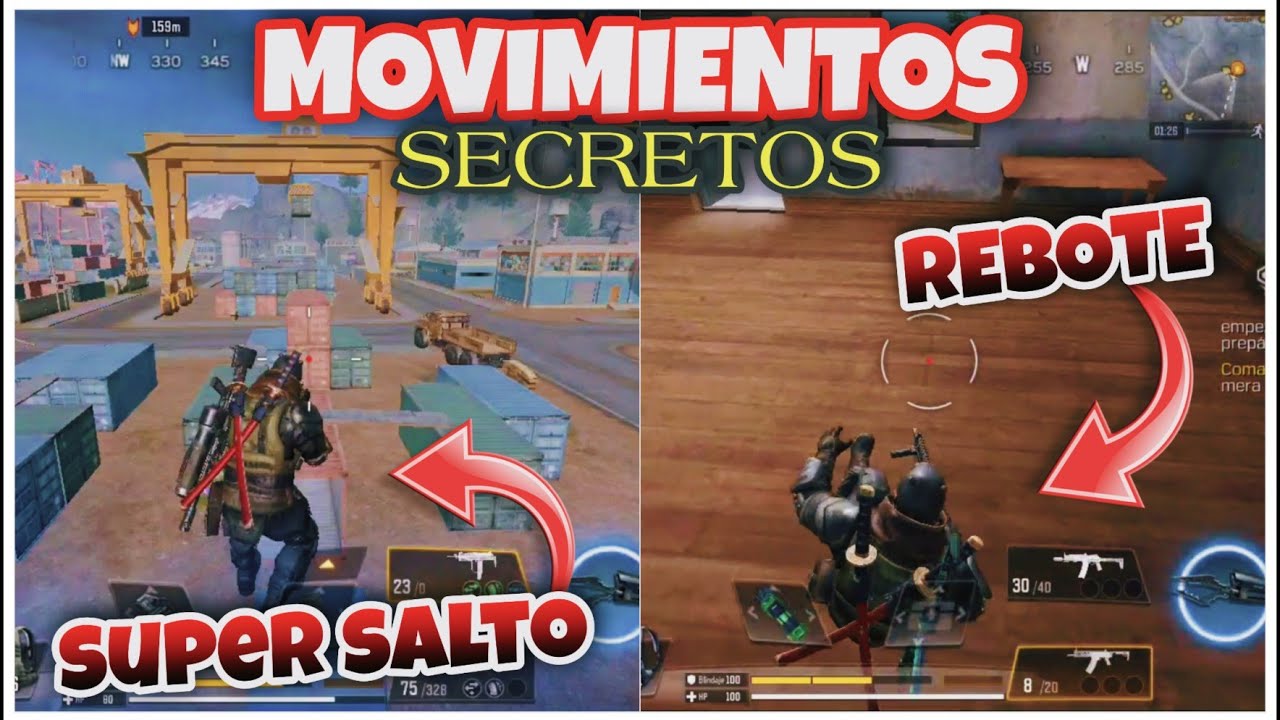 ✅ Movimientos secretos COD MOBILE BATTLE ROYALE | COMO DESLIZARSE en COD MOBILE BR Trucos y secretos
