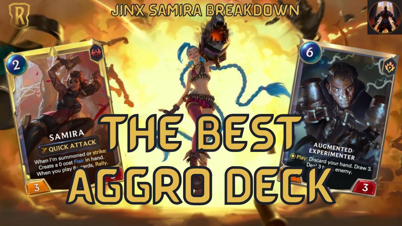 Discard Aggro Is Back & Its Probably The Best Aggro Deck ft. Jinx Samira | Legends of Runeterra