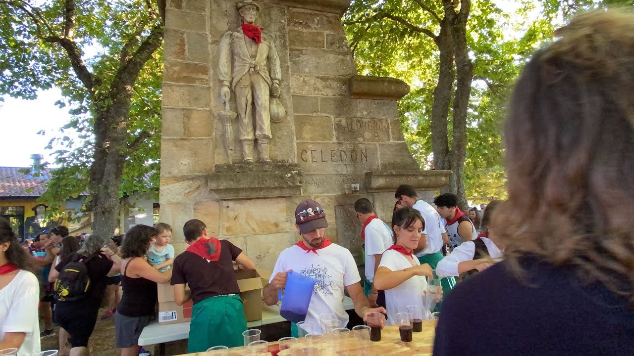 La fuente de Celedón en Zalduondo mana vino