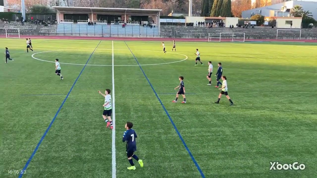 FCBP 0 - 2 ACADÉMIE UNIVERS U14 R1 1ere mi-temps 