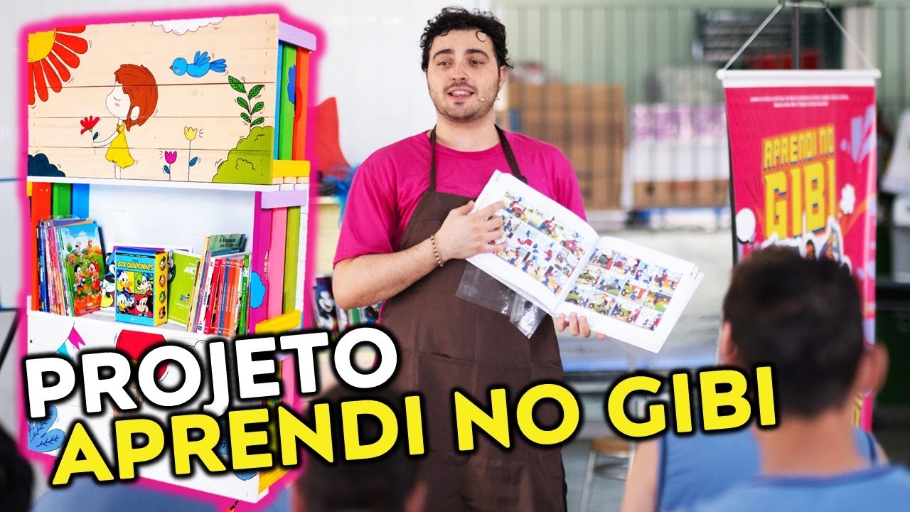 APRENDI NO GIBI | LITERATURA e CULTURA COM HQs | Entenda o PROJETO