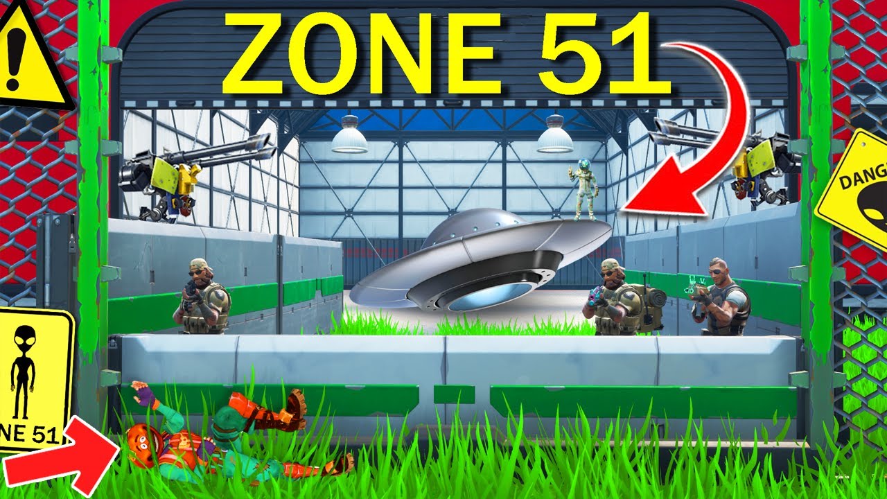 CACHE CACHE ZONE 51 ! (Fortnite Saison 10)