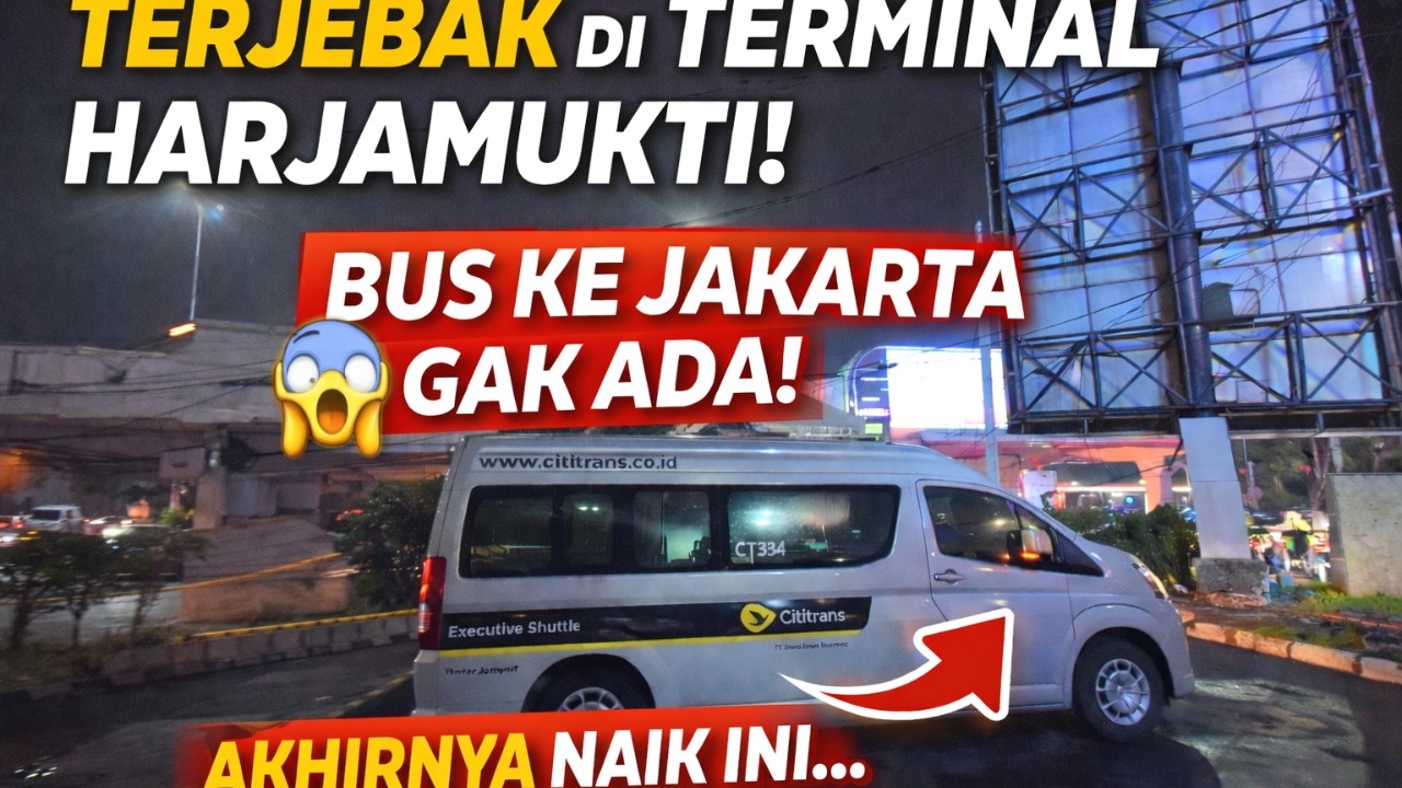 Terjebak di Terminal Harjamukti! Gak Ada Bus ke Jakarta, Akhirnya Naik Ini…