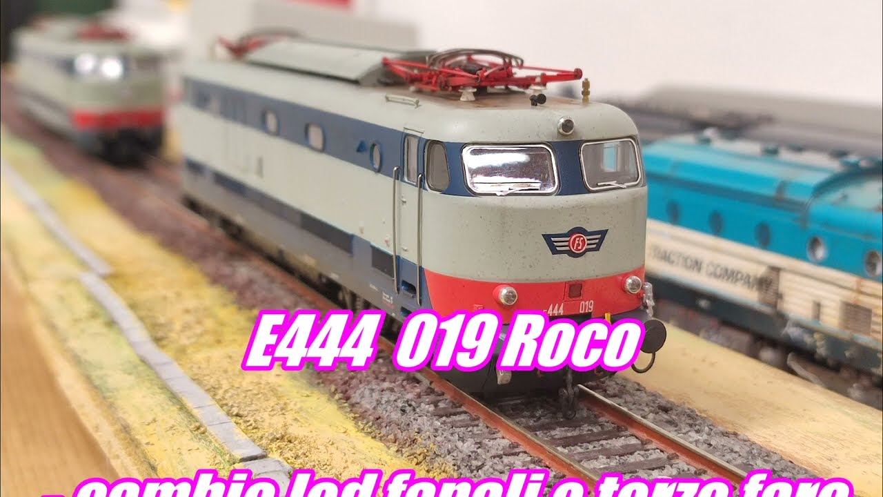 E444 019 Roco Elaborazione Super Details by CLtrain !!