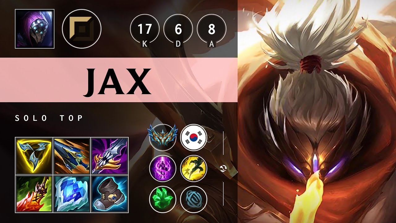Jax Top vs Sion: Dominating - KR Challenger Patch 14.20
