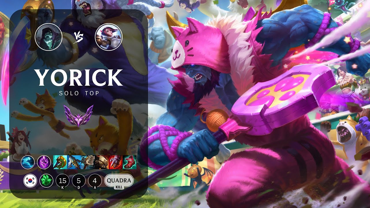 Yorick Top vs Fiora - KR Master Patch 13.21