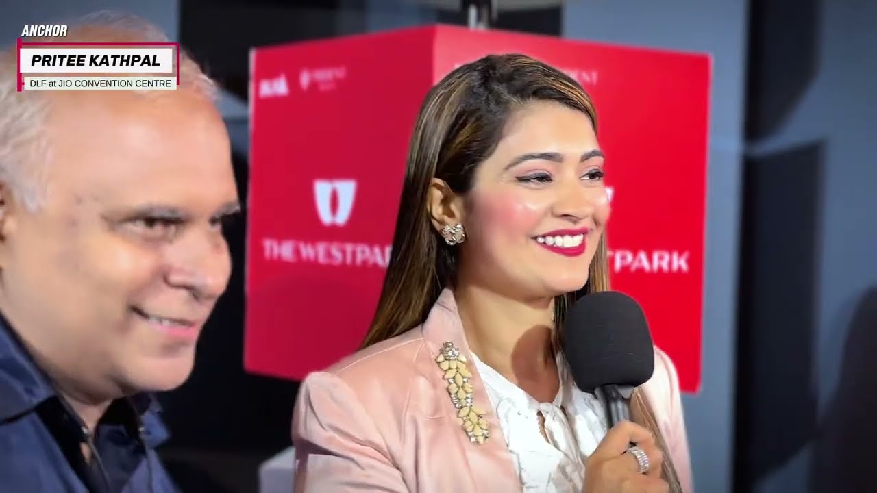 Pritee Kathpal hosting the launch of DLF in Mumbai
