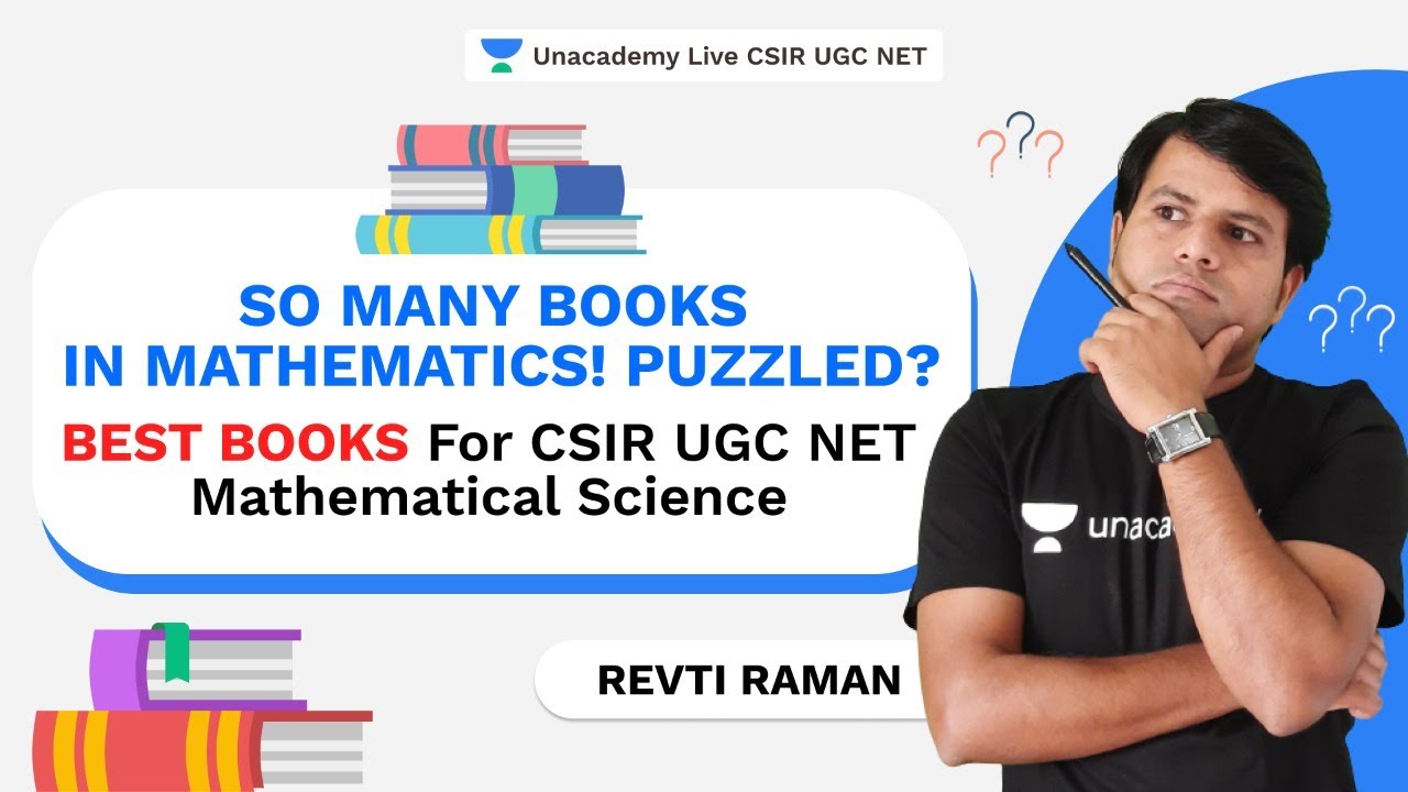 So Many Books in Mathematics! Puzzled? | Best Books for CSIR UGC NET Mathematical Science | Revti