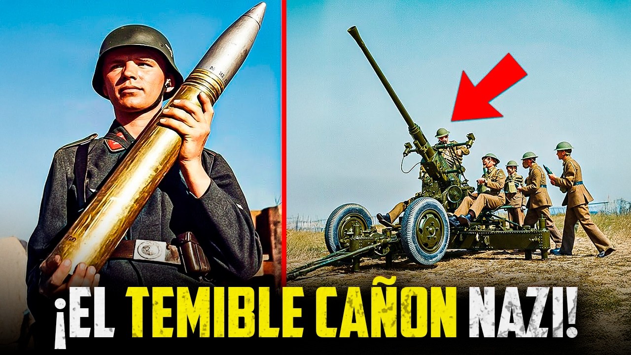 FLAK 88: EI ARMA LETAL de HITLER que hizo TEMBLAR a los ALIADOS en la 2° Guerra Mundial