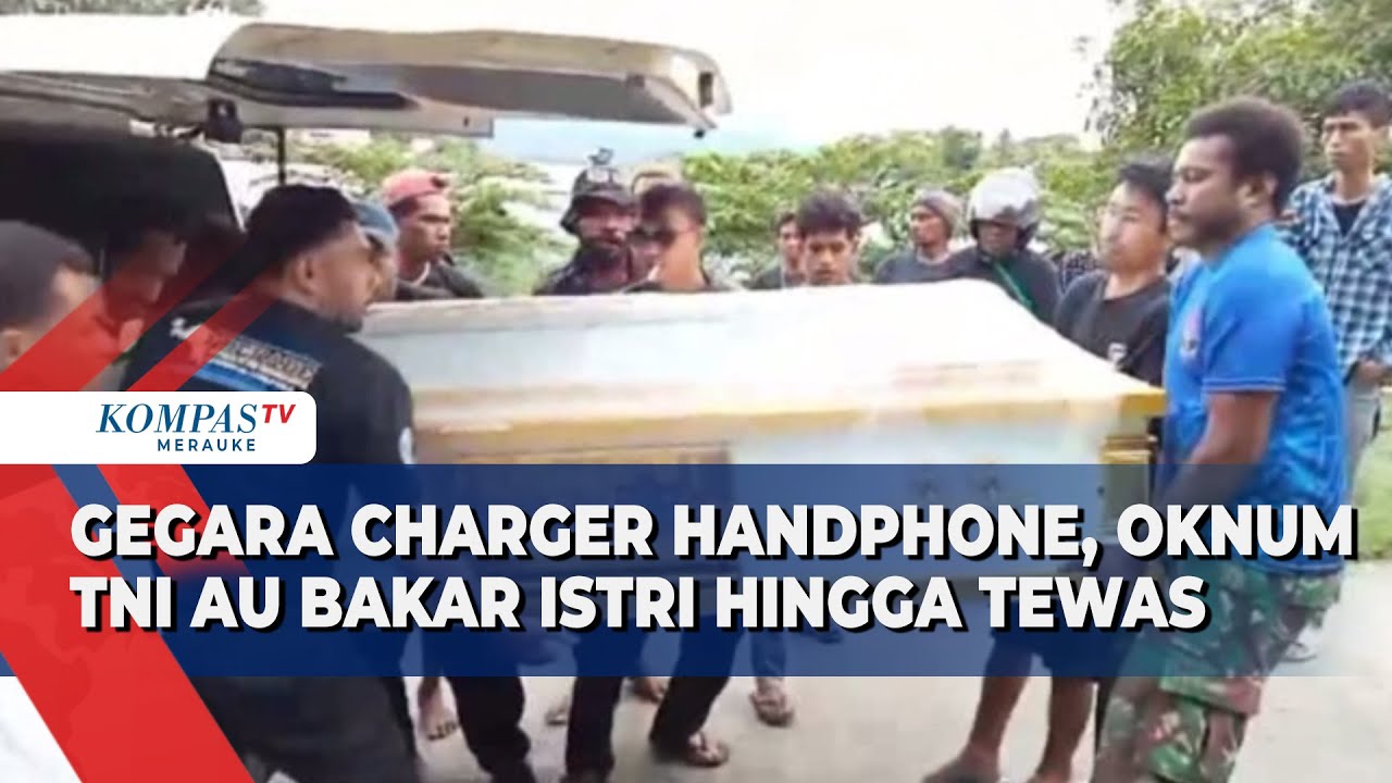 Gegara Charger Handphone, Oknum TNI AU Bakar Istri Hingga Tewas