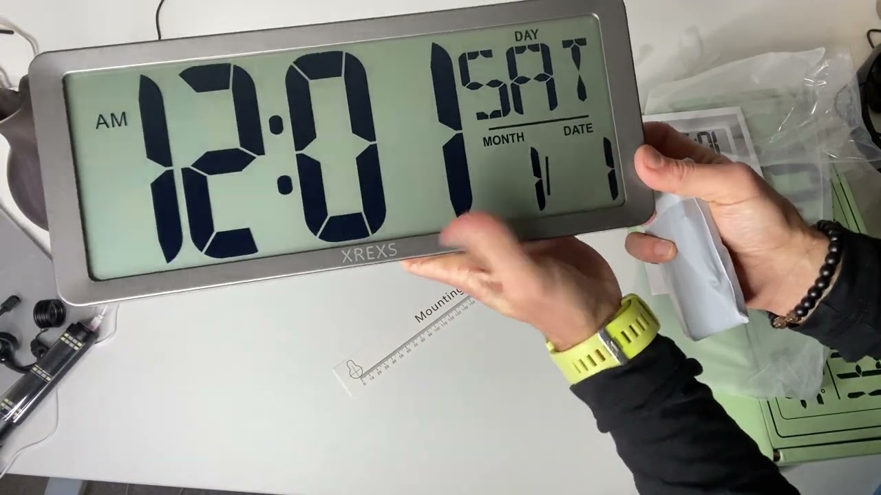BIG Digital Wall Clock FOR SENIORS REVIEW