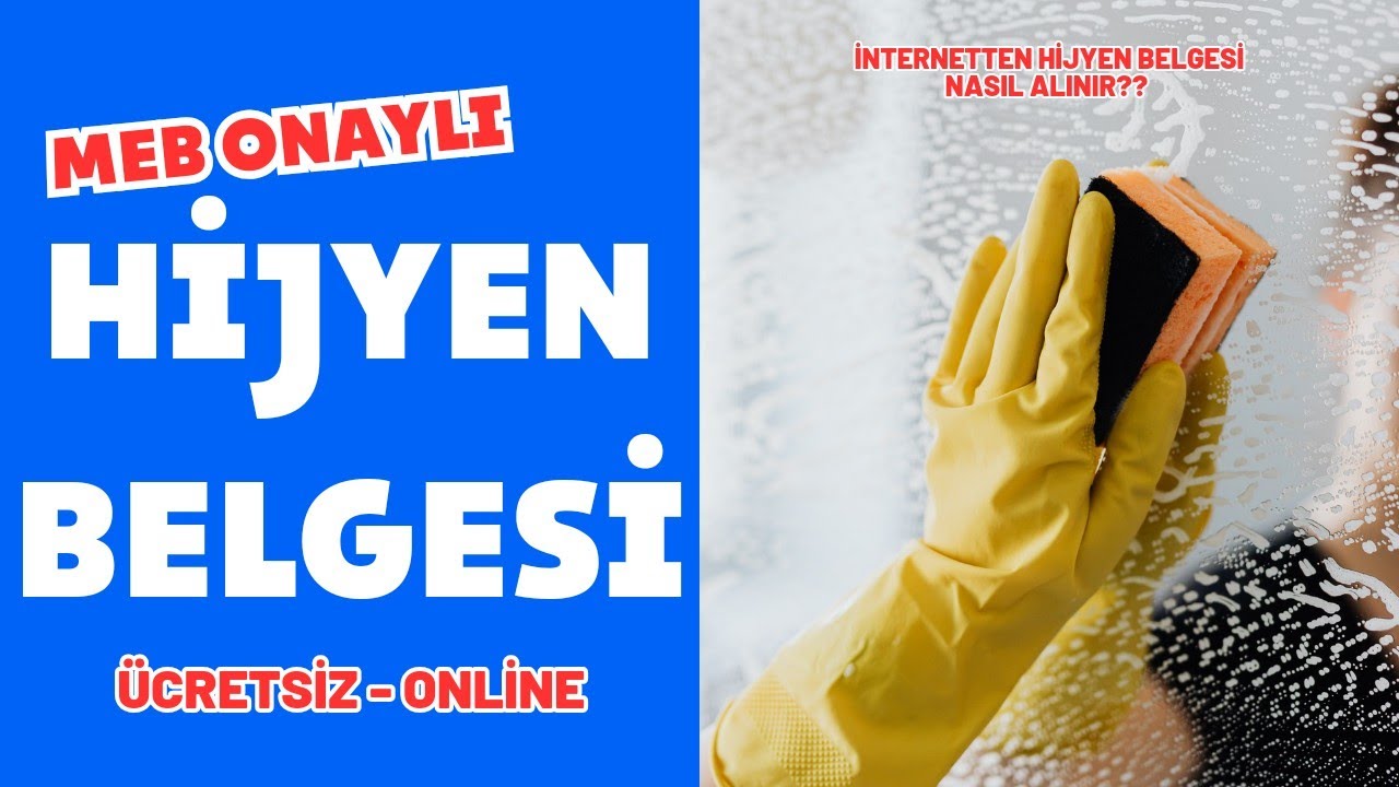 internetten hijyen belgesi Nasil alınır?nasıl başvur yapılır?Halk eğitim kursları