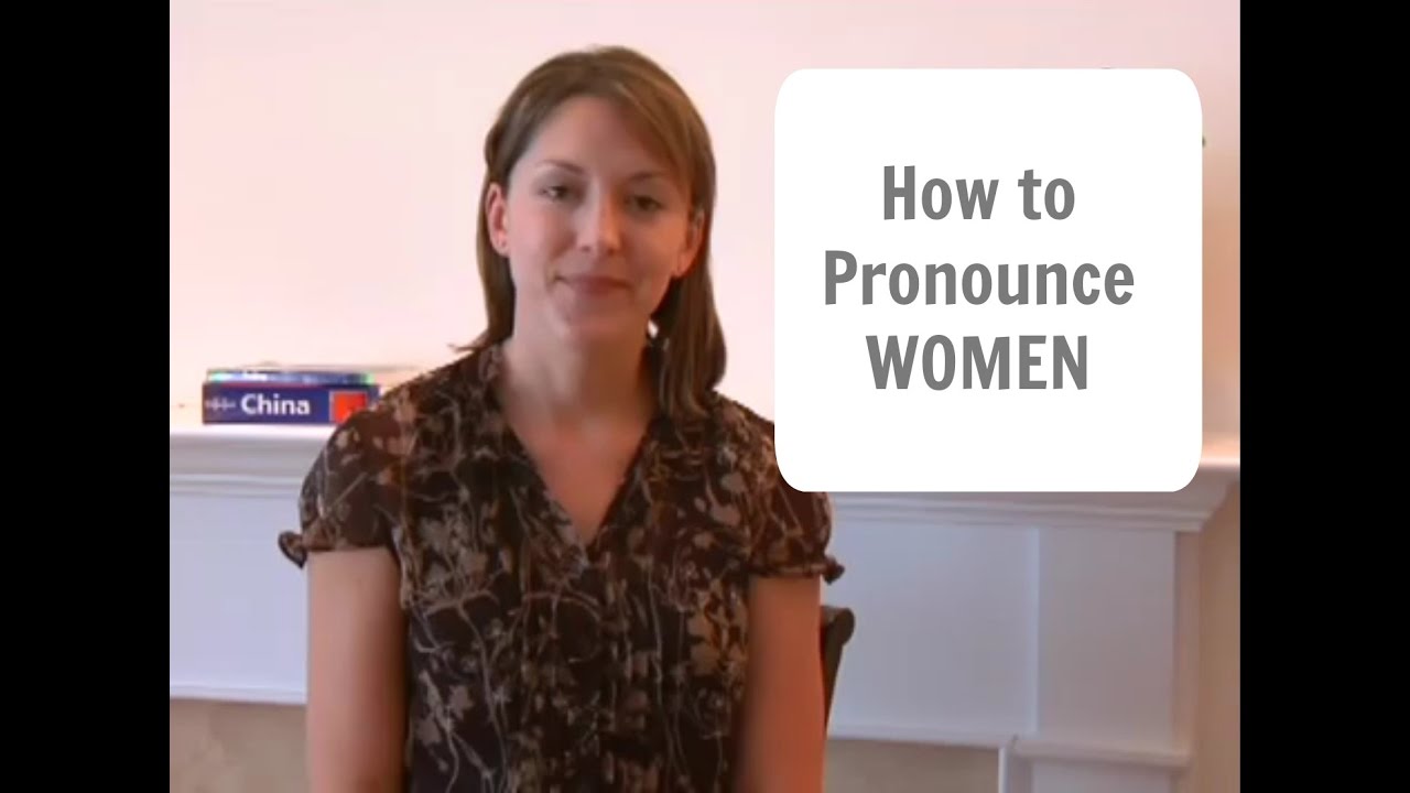 Learn how to pronounce WOMEN 👭 American #English Pronunciation Lesson #learnenglish