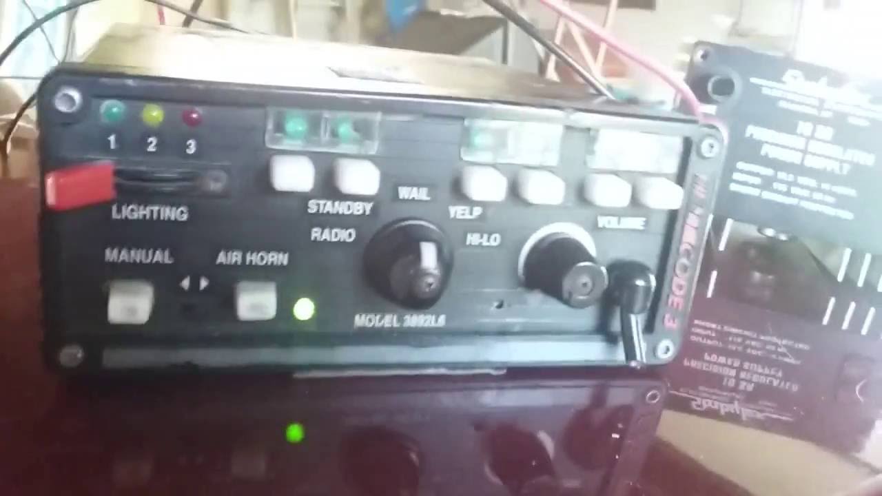 Code 3 mastercom siren all tones