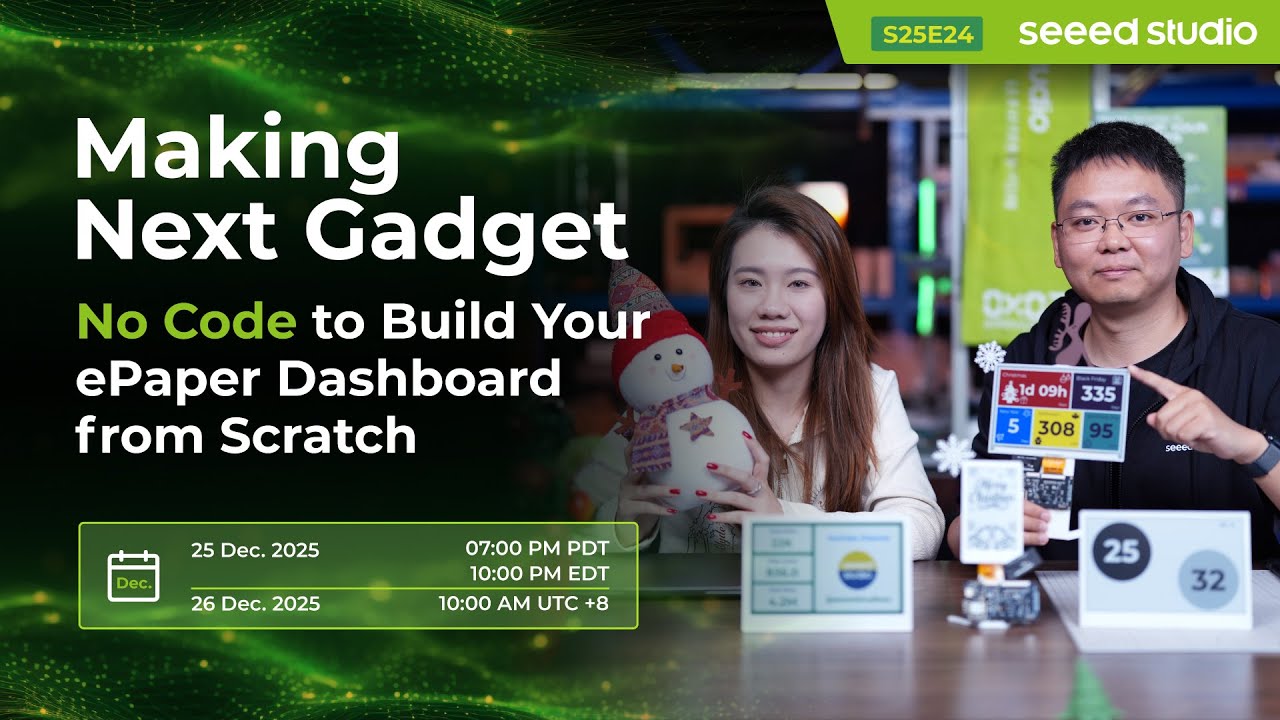 Making Next Gadget: No Code to Build Your ePaper Dashboard from Scratch