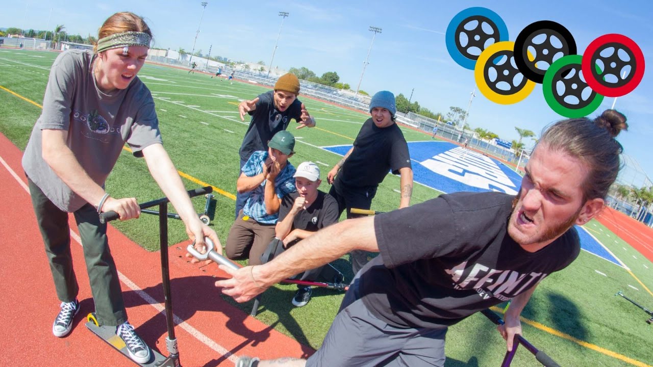 Scooter Olympics - 2X400m Relay Race!! │ The Vault Pro Scooters