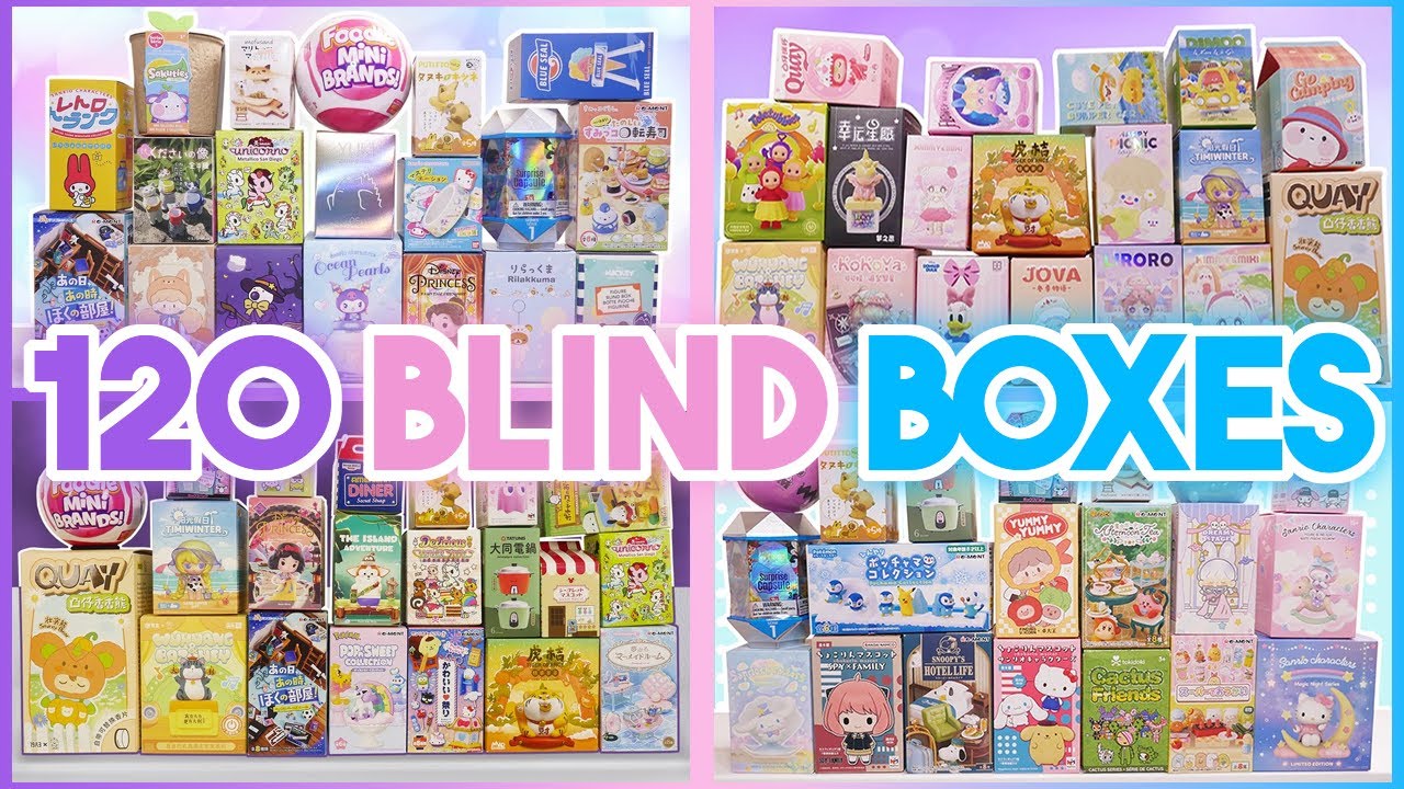 120+ Blind Box Unboxing | Magical Blind Box | POP MART | Finding Unicorn | Mini Brands | Sanrio