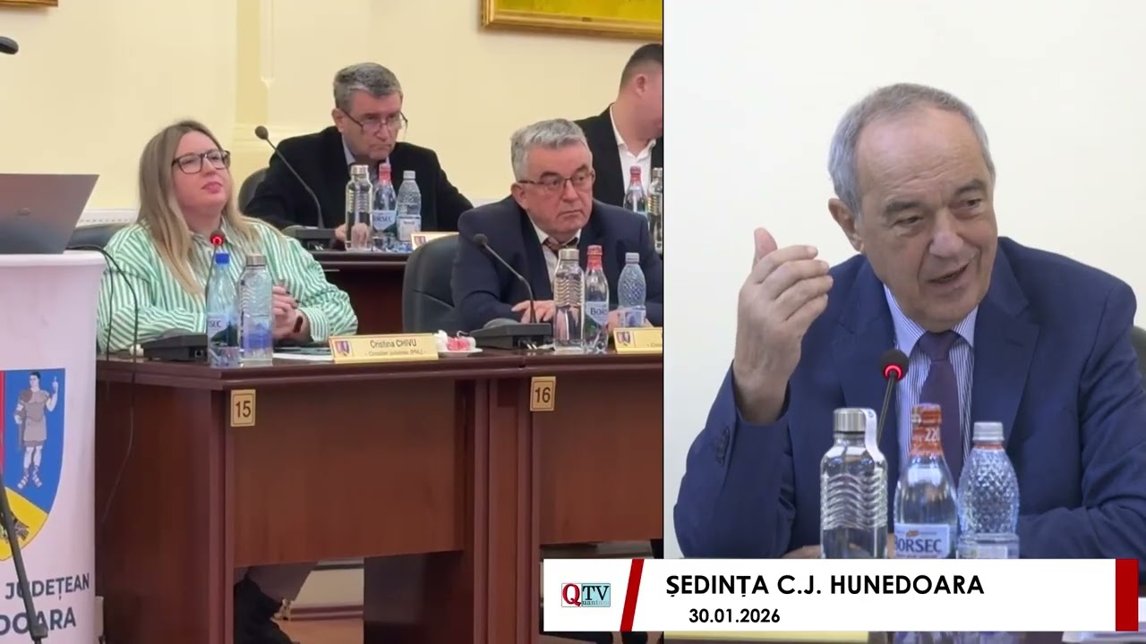 Sedinta CJ HUNEDOARA, luna ianuarie 2026