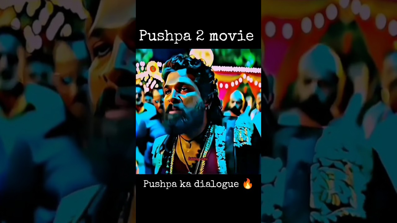 Pushpa💥Name sunke flower samjhe kya fire ha mein🔥|| Pushpa 2 movie ka dialogue||