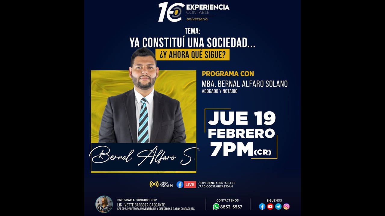 Ya constituí una sociedad ¿ahora que hago? 19 febrero 2026