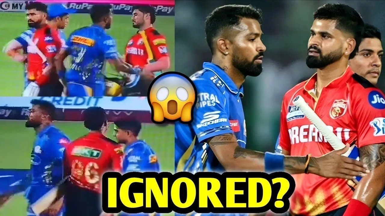 Hardik Pandya IGNORES Shreyas Iyer? VIRAL Moment from MI vs PBKS &ndash; IPL 2025🔥
